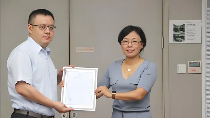 Qiansheng Heavy Industry mottar ISO 9001-sertifisering, styrker global tillit